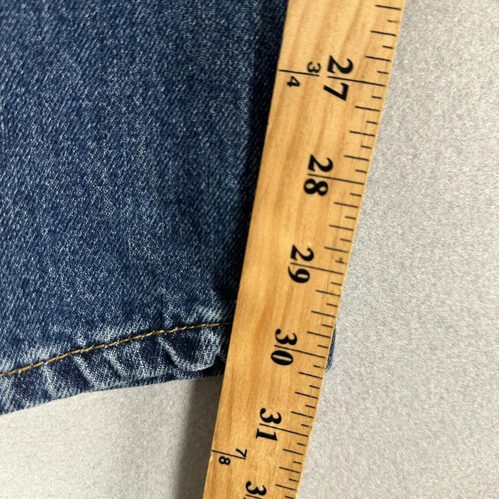 Levi's 505 Jeans Mens 38x30 Regular Fit Blue Straight Leg Denim EUC